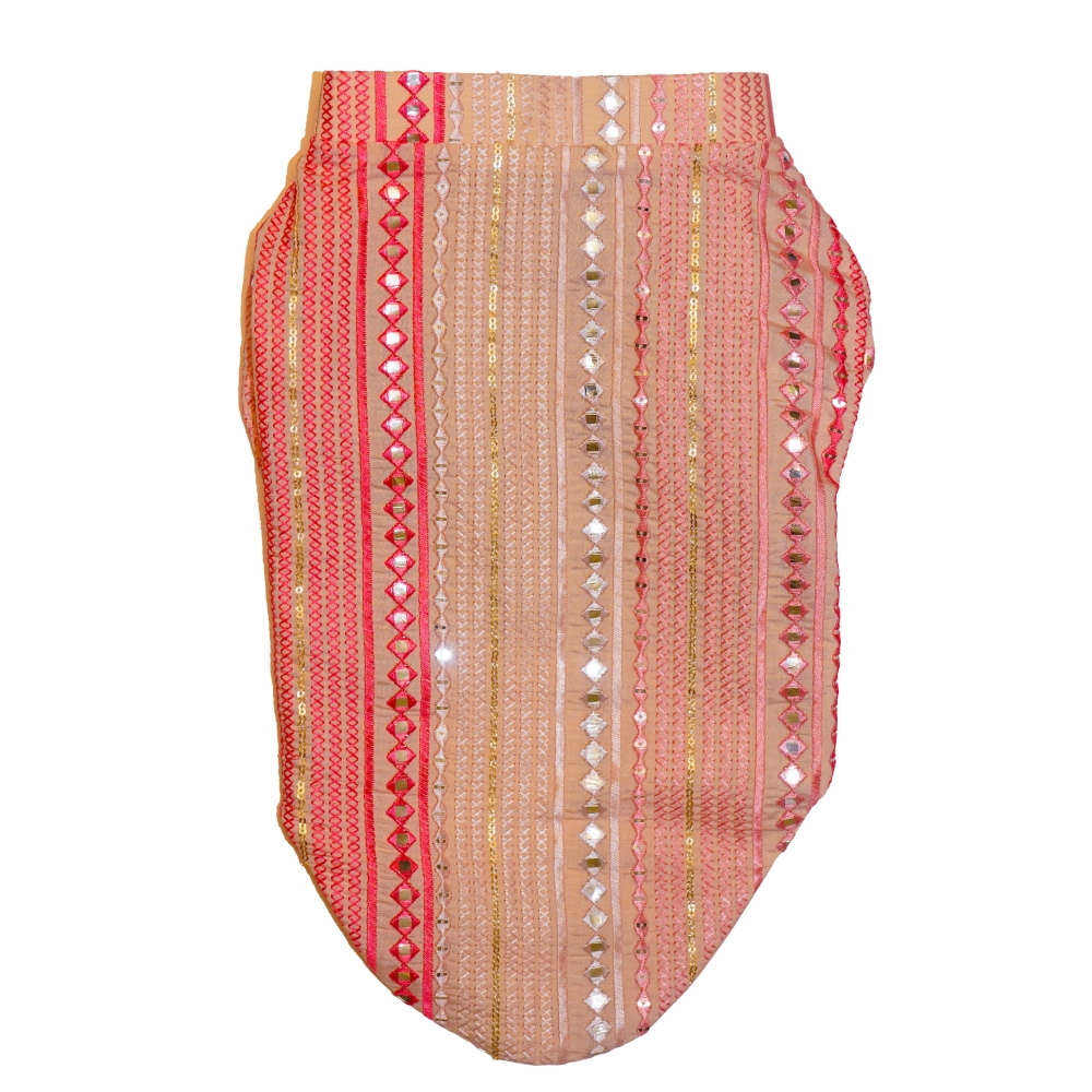 The Papaw Cartel Mirrored Sherwani for Dogs (Pink)