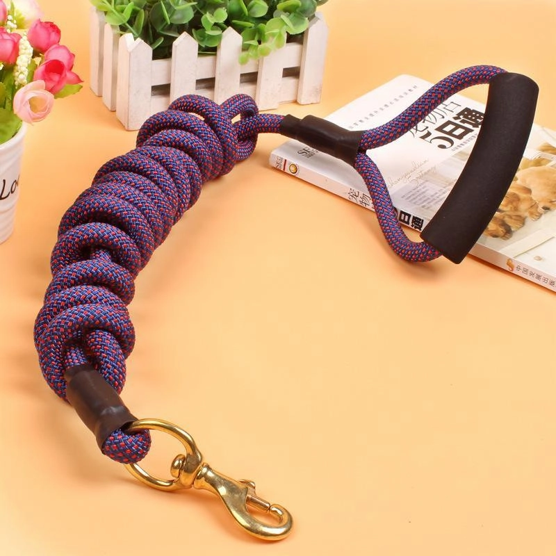 The Pets Club Durable Travel Nylon Dog Leash with Brass Buckle