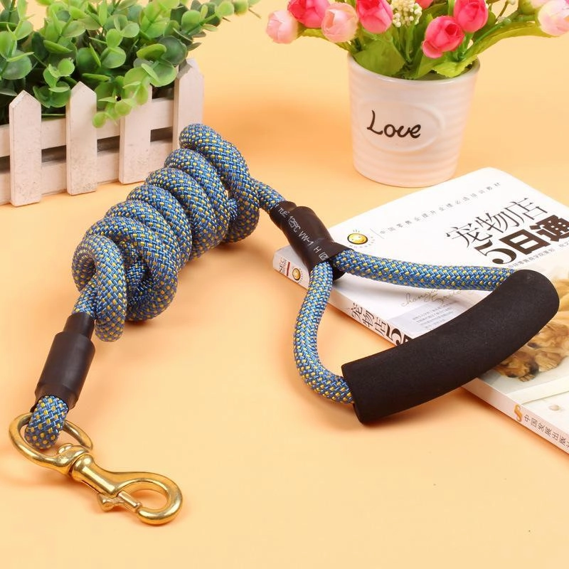 The Pets Club Durable Travel Nylon Dog Leash with Brass Buckle