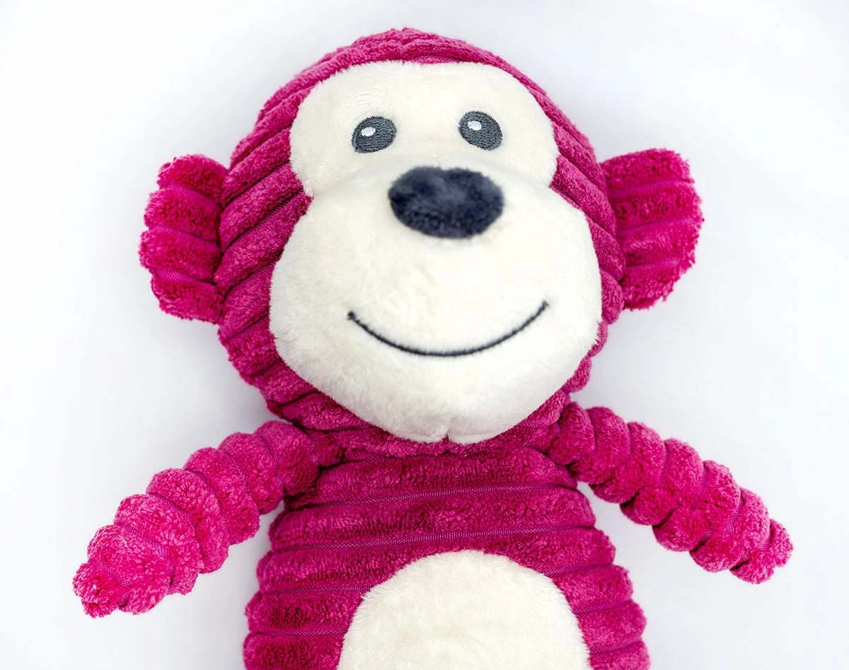 ThoozyPet Tuff & Cuddly Monkey Plush Dog Toy