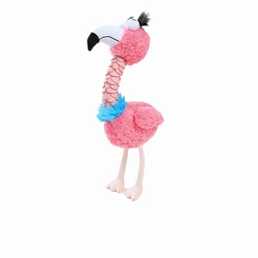 Tianyuan Pet Pink Flamingo Dog Toy