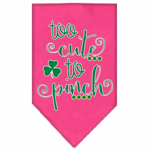 Too Cute to Pinch Screen Print Bandana in Many Colors