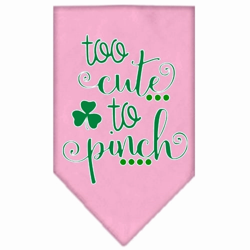 Too Cute to Pinch Screen Print Bandana in Many Colors