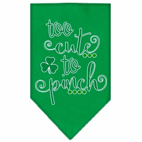 Too Cute to Pinch Screen Print Bandana in Many Colors