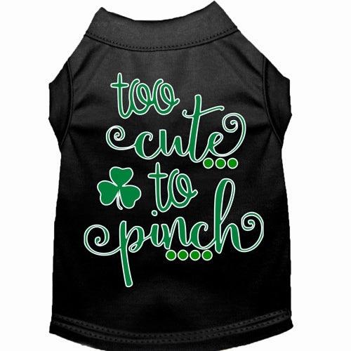 Too Cute to Pinch Screen Print Dog Shirt in Many Colors
