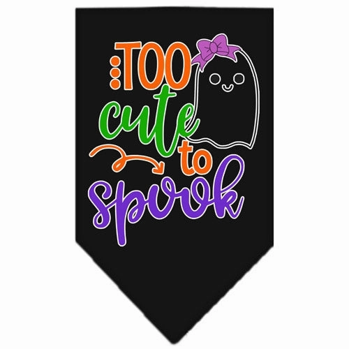 Too Cute to Spook-Girly Ghost Screen Print Bandana in Many Colors