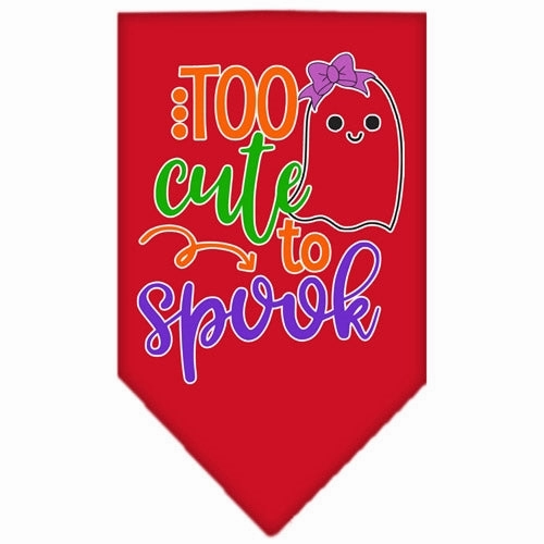 Too Cute to Spook-Girly Ghost Screen Print Bandana in Many Colors