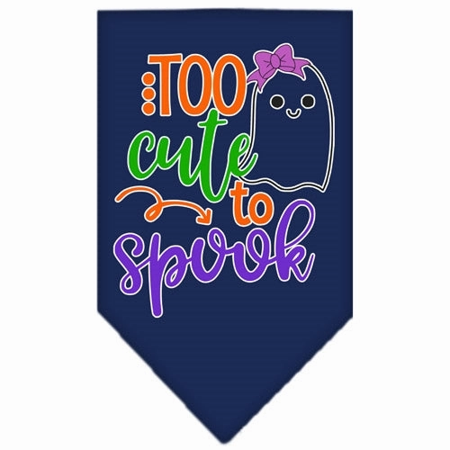Too Cute to Spook-Girly Ghost Screen Print Bandana in Many Colors