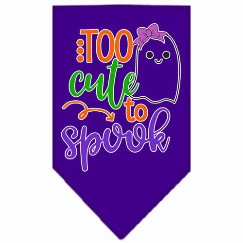 Too Cute to Spook-Girly Ghost Screen Print Bandana in Many Colors