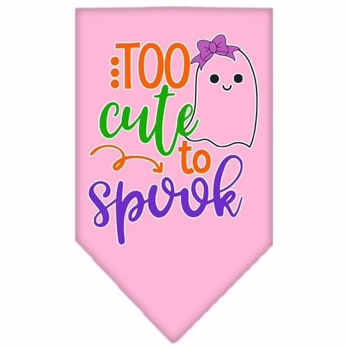 Too Cute to Spook-Girly Ghost Screen Print Bandana in Many Colors