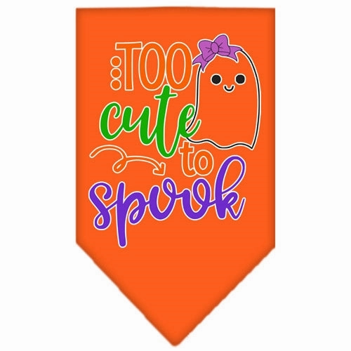 Too Cute to Spook-Girly Ghost Screen Print Bandana in Many Colors