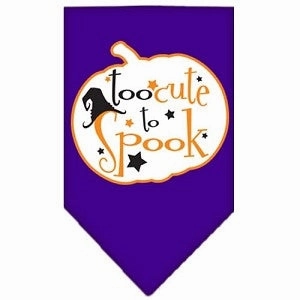 Too Cute to Spook Screen Print Bandana in Many Colors