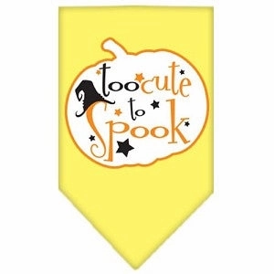 Too Cute to Spook Screen Print Bandana in Many Colors