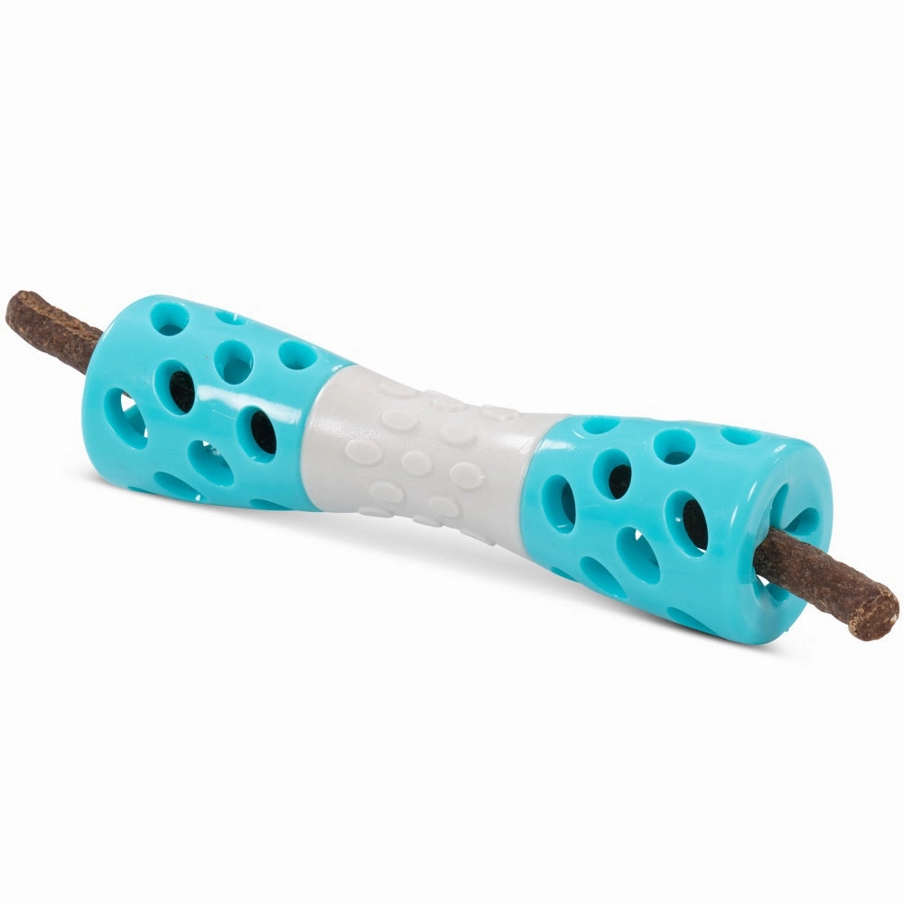 Totally Pooched Toss'n Stuff Rubber Hourglass Dog Toy (Orange)