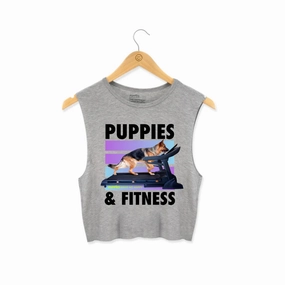 TreadMaster Puppies & Fitness| Crop Top