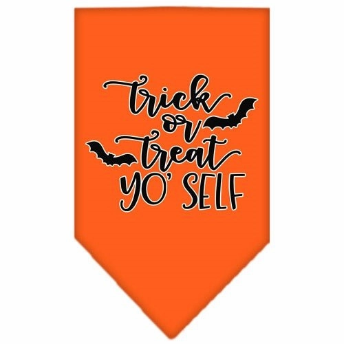 Trick or Treat Yo' Self Screen Print Bandana in Many Colors