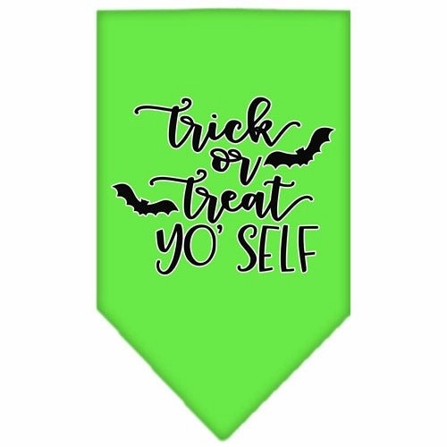 Trick or Treat Yo' Self Screen Print Bandana in Many Colors