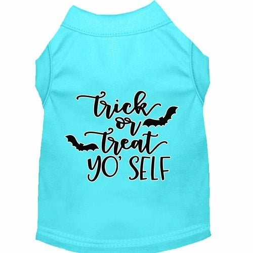 Trick or Treat Yo' Self Screen Print Dog Shirt in Many Colors