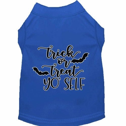 Trick or Treat Yo' Self Screen Print Dog Shirt in Many Colors