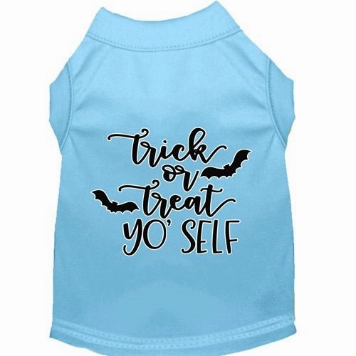 Trick or Treat Yo' Self Screen Print Dog Shirt in Many Colors