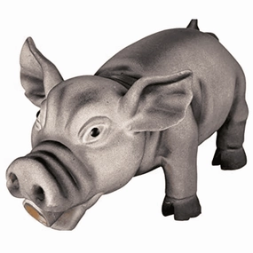 Trixie Pig Animal Sound Latex/Polyester Fleece Toy for Dogs