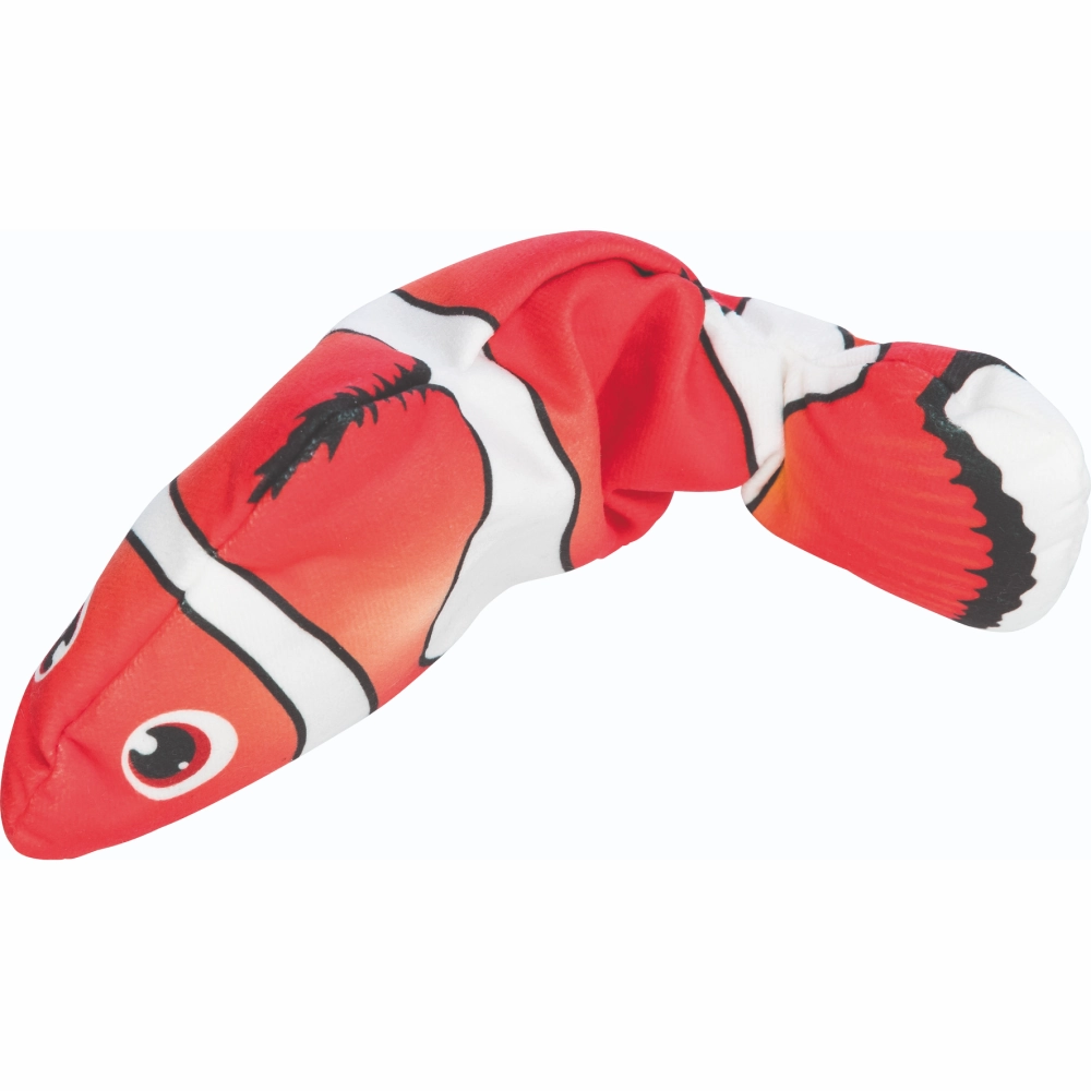 Trixie Wiggly Clown Fish Toy for Dogs (Orange)