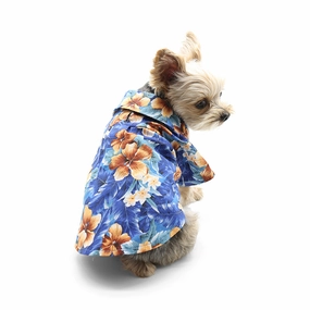 Tropical Floral Shirt Blue