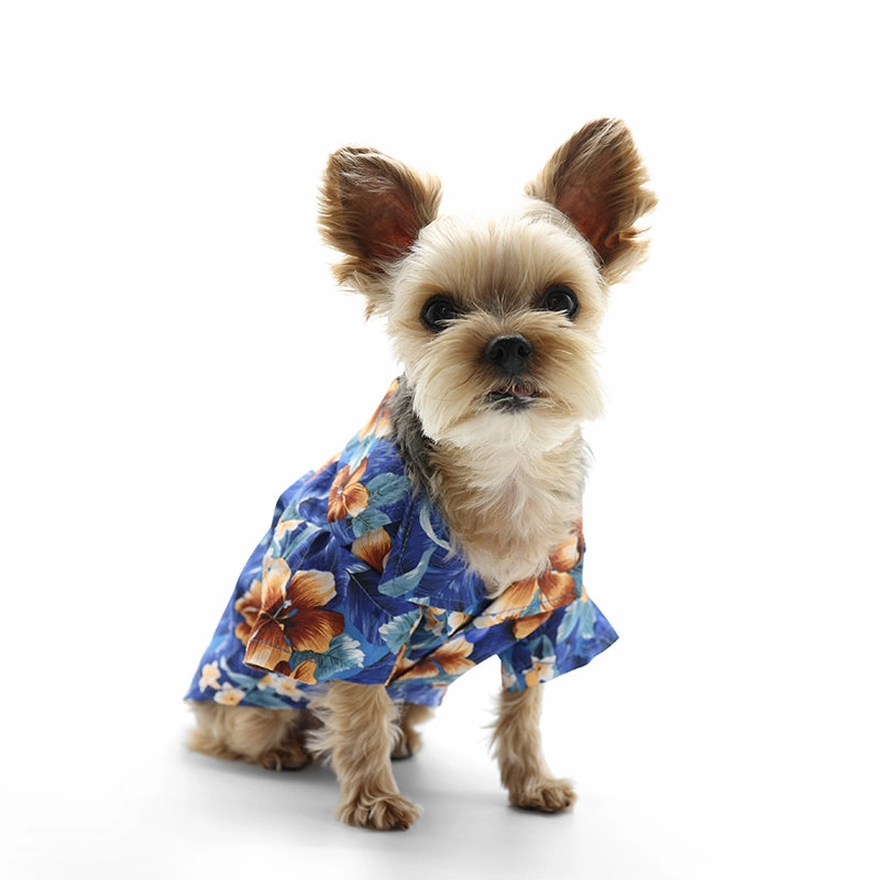 Tropical Floral Shirt Blue