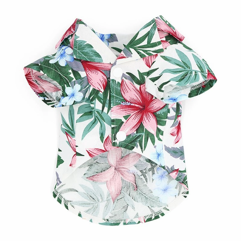 Tropical Island Shirt White