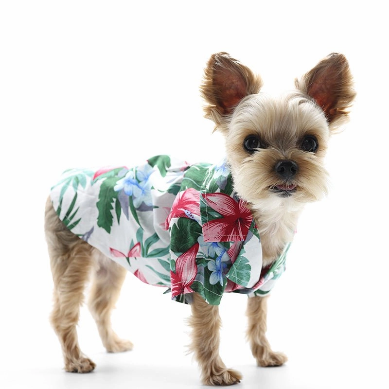 Tropical Island Shirt White