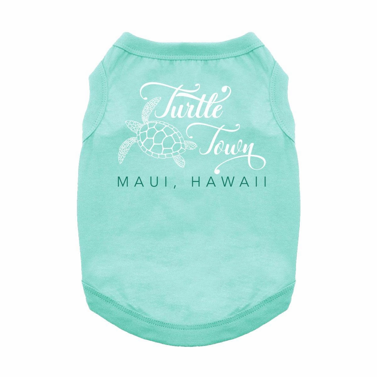 Turtle Town Maui, HI Tank Top - Teal