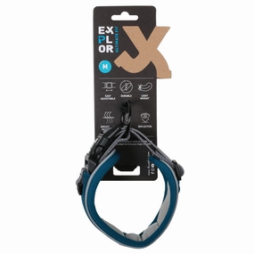 Ultimate Fit Control collar Classic M - 39-44cm petrol blue
