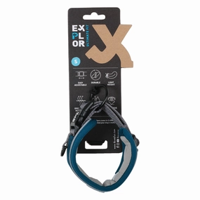 Ultimate Fit Control collar Classic S - 34-38cm petrol blue