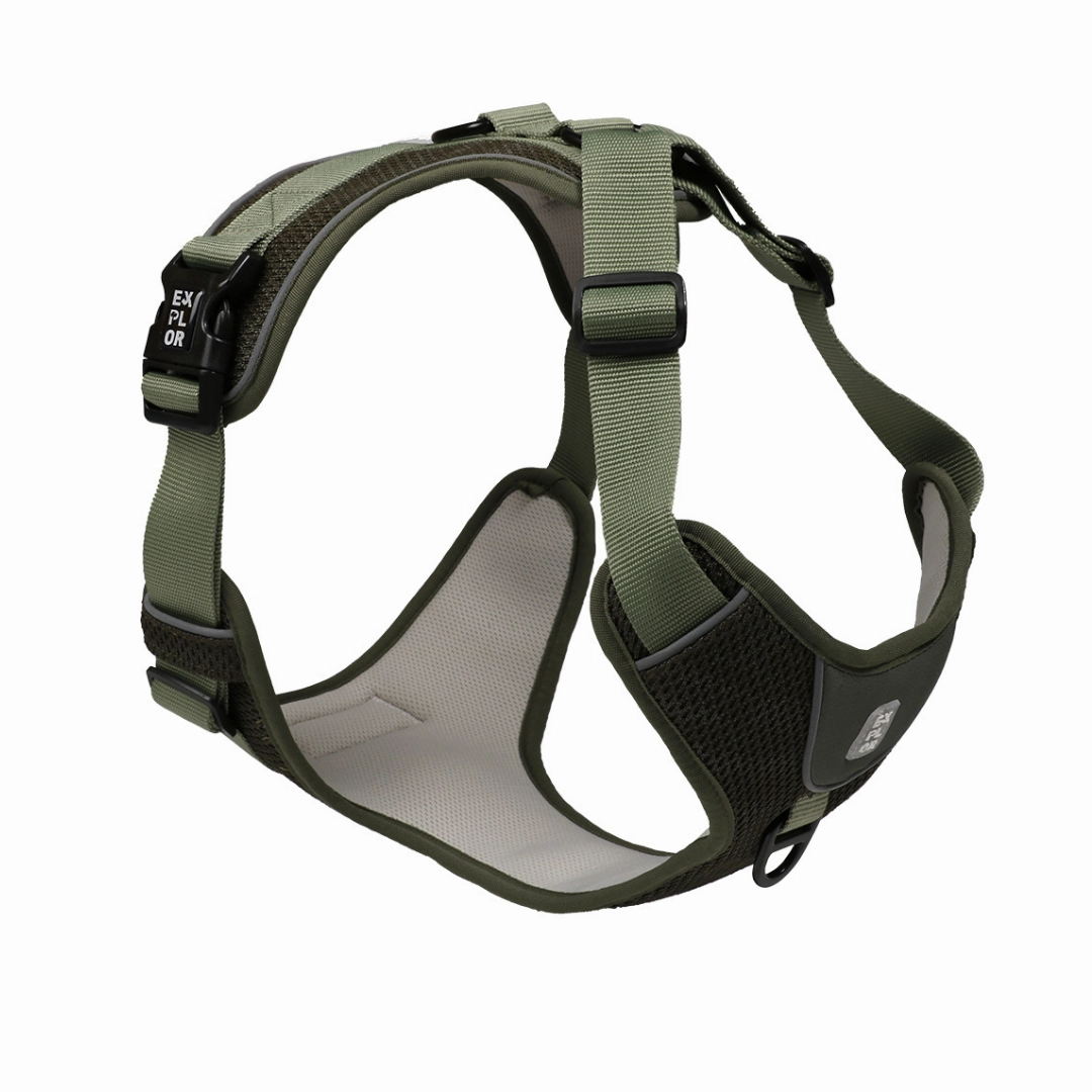 Ultimate Fit No-Pull harness Classic L - 48-58cm - 58-81cm Undercover green
