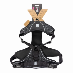 Ultimate Fit No-Pull harness Fashion L - 48-58cm - 58-81cm granite black