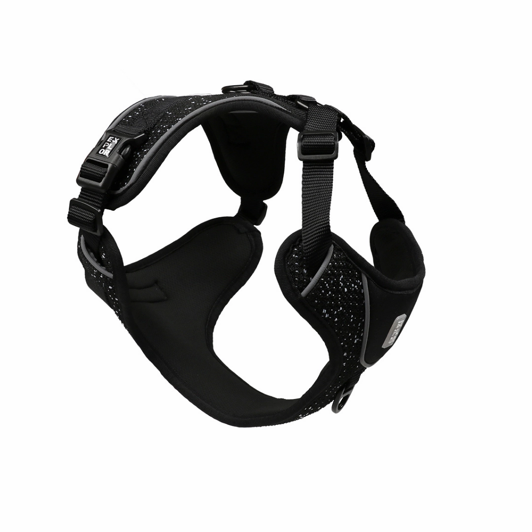 Ultimate Fit No-Pull harness Fashion L - 48-58cm - 58-81cm granite black