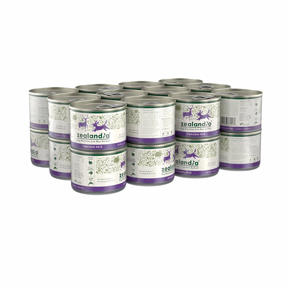 Venison Pate Staple with Green Mussels Adult Dog Can