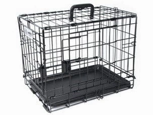 VOYAGER Wire Crate - 2 doors new patented lock Black