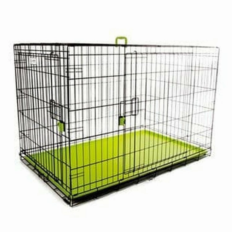 VOYAGER WIRE CRATE - 2 DOORS XXL, GREEN
