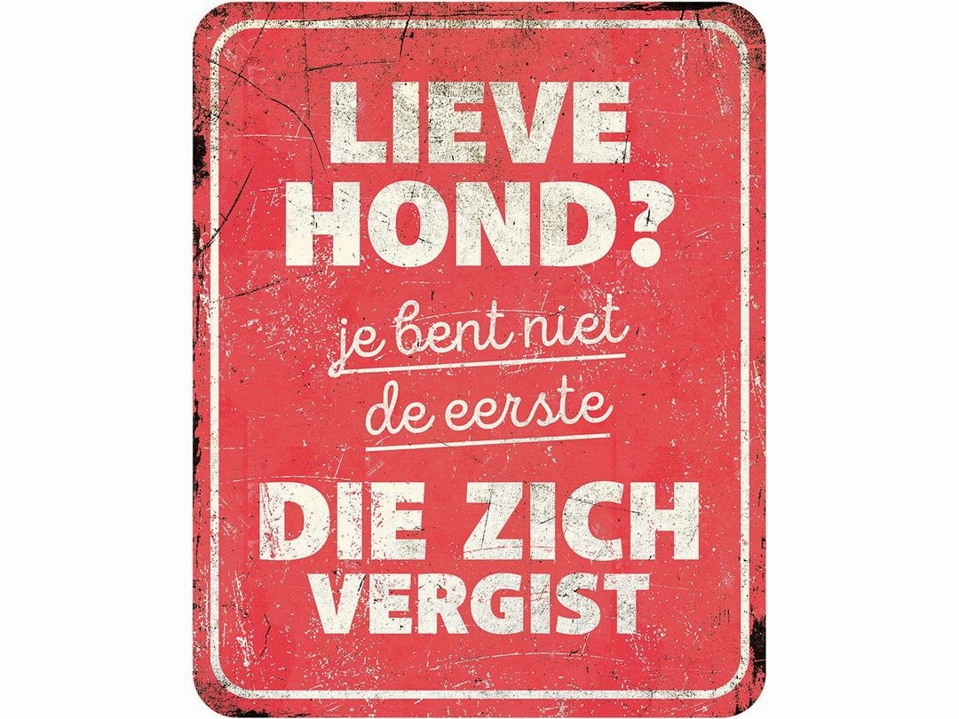 Warning Sign English 40X13X0,3Cm Multicolour