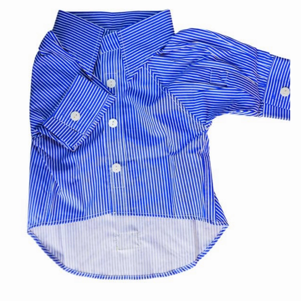 Woofiezz Nautical Party Shirt for Dogs and Cats (Blue)