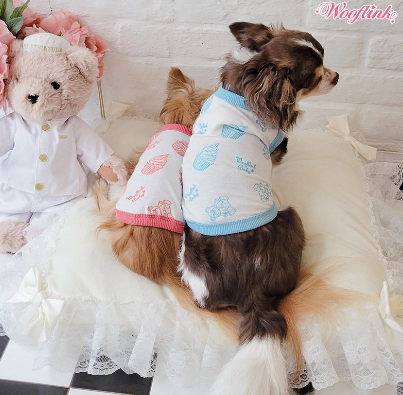 Wooflink BB Loves Cupcake Top - Baby Blue