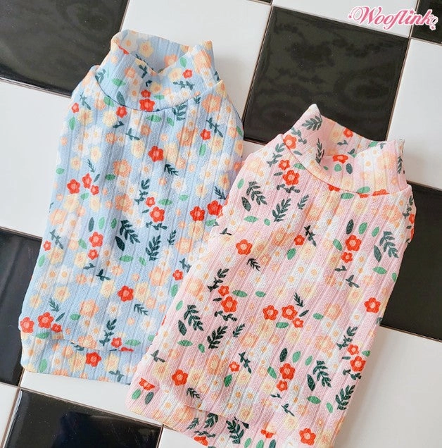 Wooflink Blooming Flowers Top - Pink