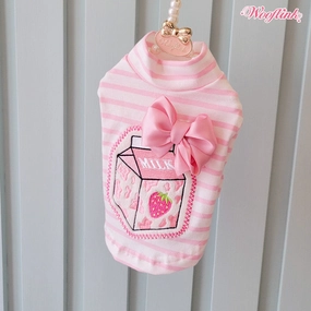 Wooflink Milk Turtleneck in Pink