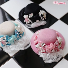 Wooflink Nice Day Fascinator Hat in 3 Colors