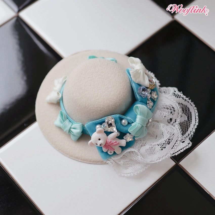 Wooflink Nice Day Fascinator Hat in 3 Colors