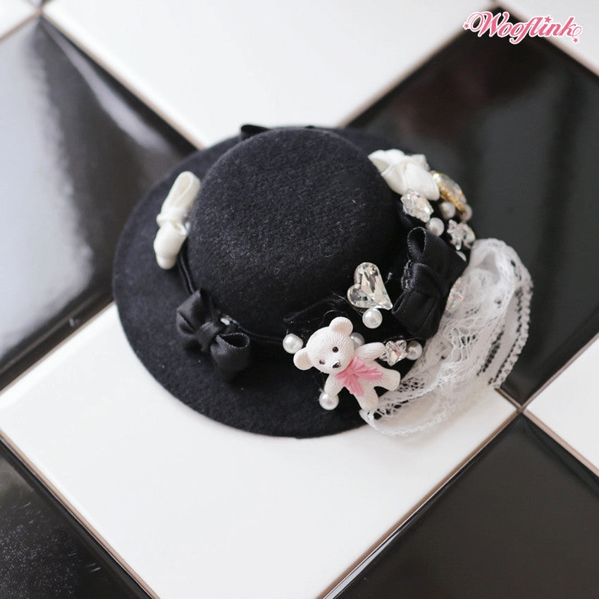Wooflink Nice Day Fascinator Hat in 3 Colors