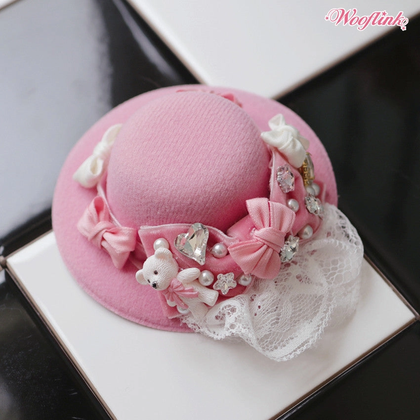 Wooflink Nice Day Fascinator Hat in 3 Colors
