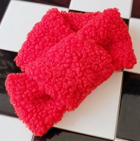 Wooflink Vivid Winter Scarf in Red