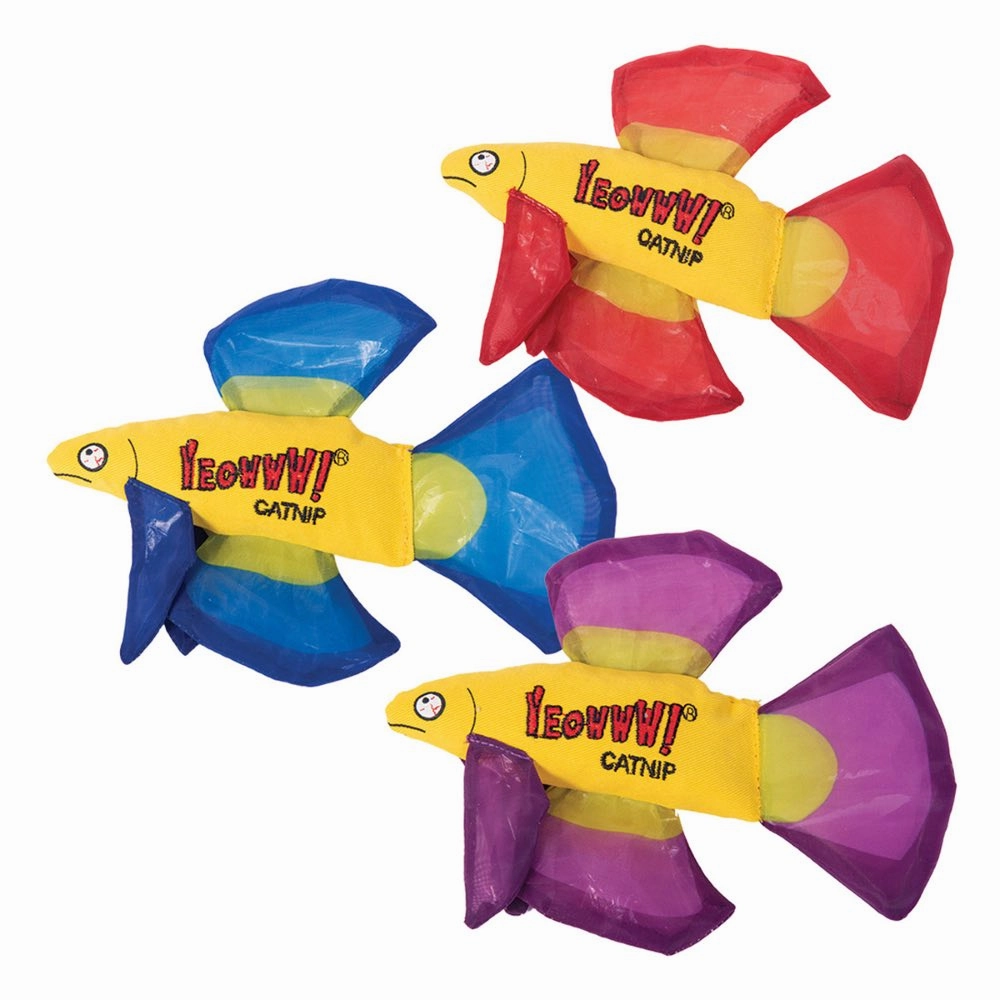 Yeowww! Mo Betta Fish Catnip Cat Toy